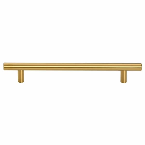 vidaXL skabshåndtag 10 stk. 160 mm rustfrit stål guldfarvet