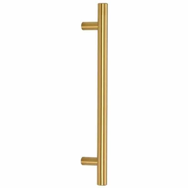 vidaXL skabshåndtag 10 stk. 160 mm rustfrit stål guldfarvet