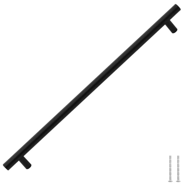 vidaXL Skaphåndtak 5 stk svart 480 mm rustfritt stål