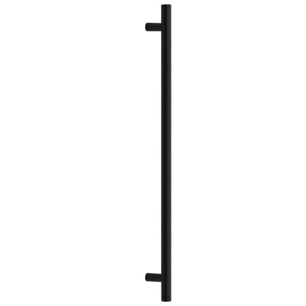 vidaXL Skaphåndtak 5 stk svart 480 mm rustfritt stål