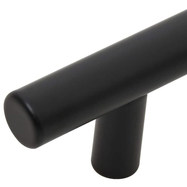 vidaXL Skaphåndtak 5 stk svart 480 mm rustfritt stål