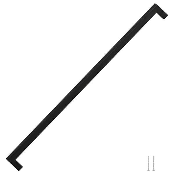 vidaXL Skåphandtag 5 st svart 480 mm rostfritt stål