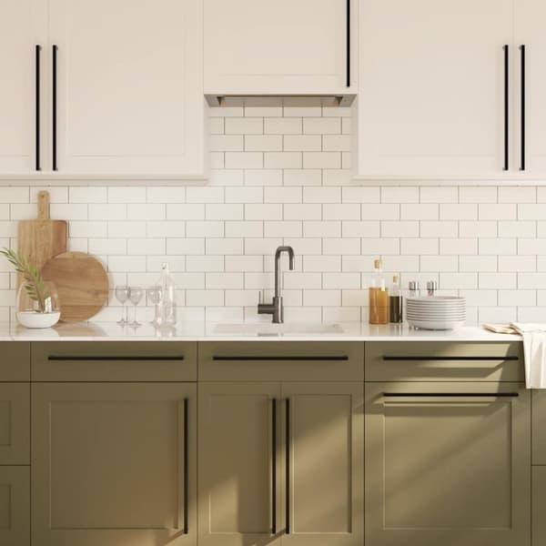 vidaXL Skåphandtag 5 st svart 480 mm rostfritt stål