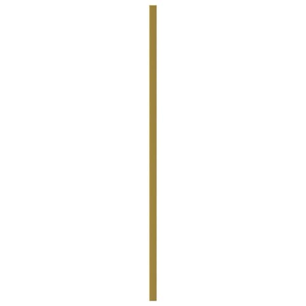 vidaXL skabshåndtag 20 stk.480 mm rustfrit stål guldfarvet