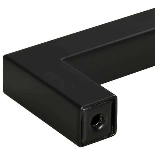 vidaXL Skåphandtag 5 st svart 320 mm rostfritt stål