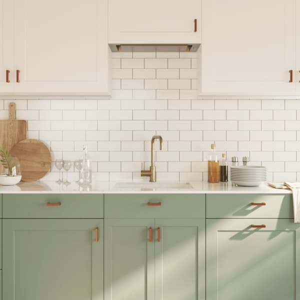 vidaXL skabshåndtag 20 stk. 64 mm rustfrit stål bronzefarvet
