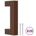 Miniatyrbillede 1 af 9: vidaXL skabshåndtag 20 stk. 64 mm rustfrit stål bronzefarvet