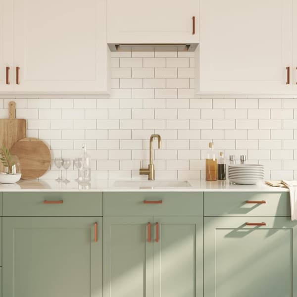 vidaXL skabshåndtag 10 stk. 96 mm rustfrit stål bronzefarvet