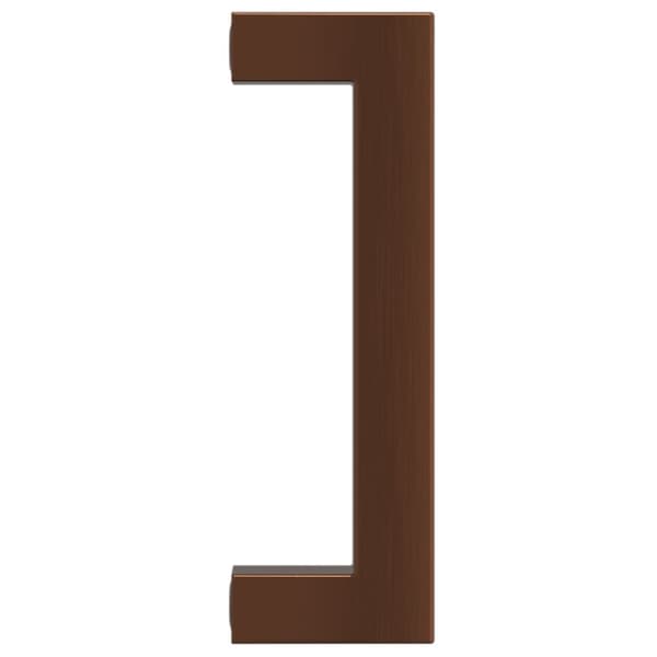 vidaXL skabshåndtag 10 stk. 96 mm rustfrit stål bronzefarvet