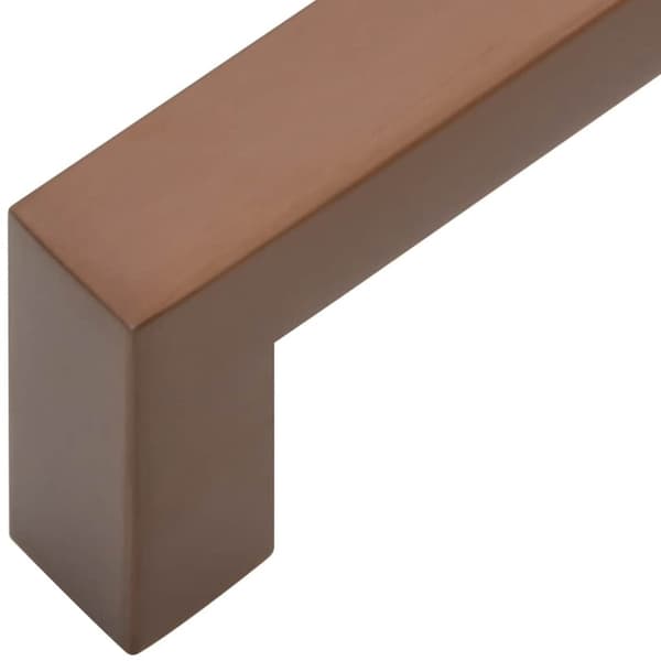 vidaXL skabshåndtag 10 stk. 96 mm rustfrit stål bronzefarvet