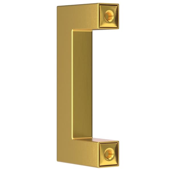 vidaXL Skåphandtag 10 st guld 64 mm rostfritt stål