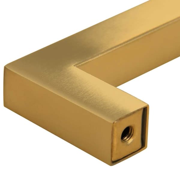 vidaXL Skåphandtag 10 st guld 64 mm rostfritt stål