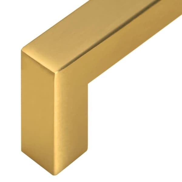 vidaXL Skåphandtag 10 st guld 64 mm rostfritt stål