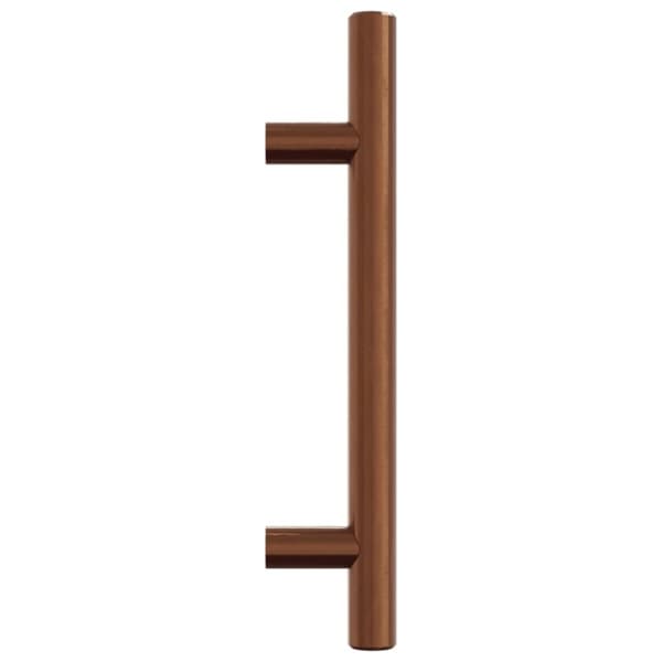 skabshåndtag 10 stk. 96 mm rustfrit stål bronzefarvet
