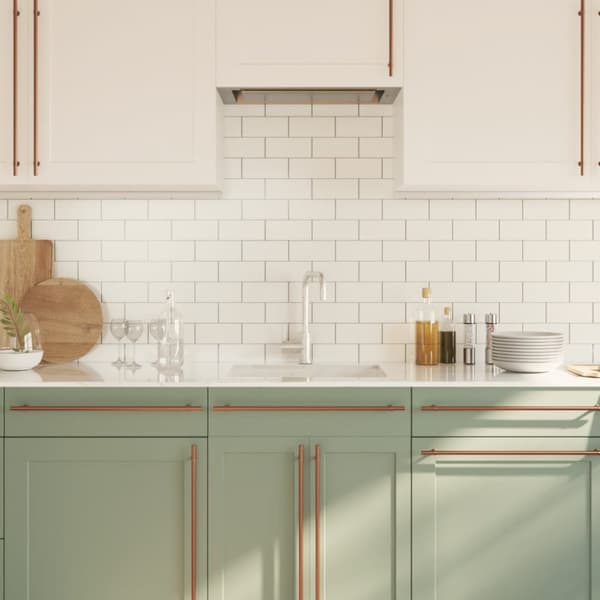skabshåndtag 5 stk. 480 mm rustfrit stål bronzefarvet