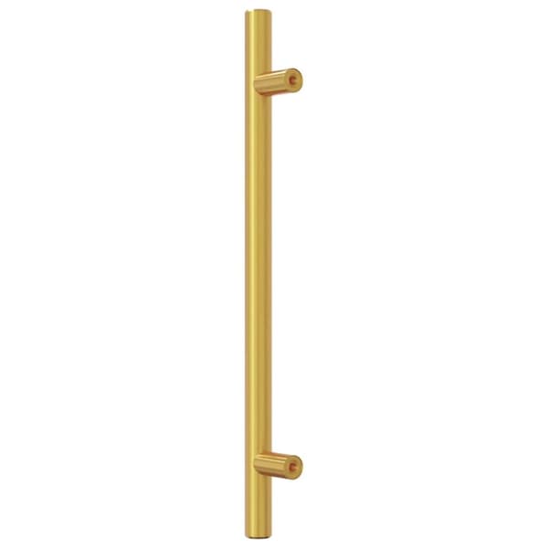 skabshåndtag 20 stk. 160 mm rustfrit stål guldfarvet