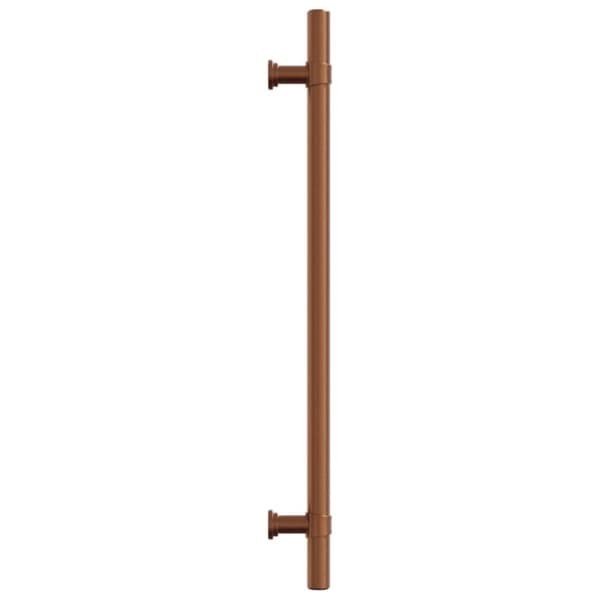 skabshåndtag 10 stk. 224 mm rustfrit stål bronzefarvet