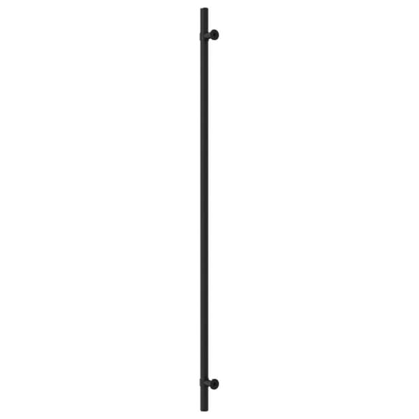 Skåphandtag 10 st svart 480 mm rostfritt stål