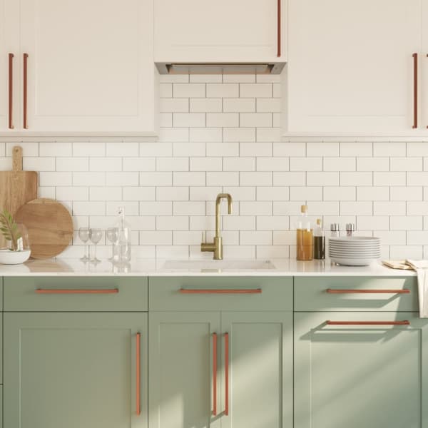 skabshåndtag 20 stk. 320 mm rustfrit stål bronzefarvet