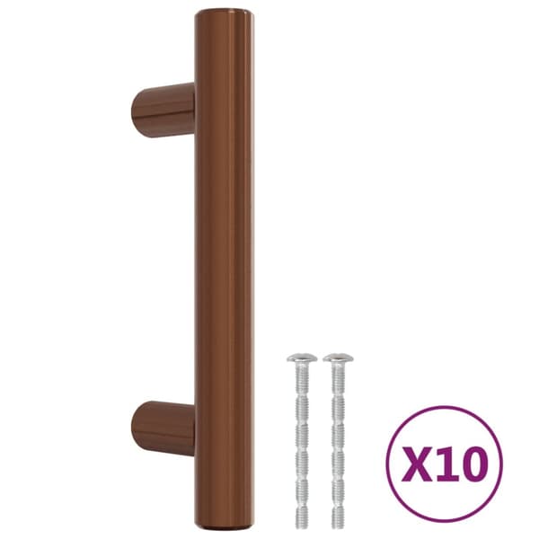 Kaapin kahvat 10 kpl pronssi 64 mm ruostumaton teräs