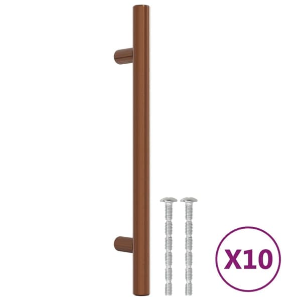 vidaXL Kaapin kahvat 10 kpl pronssi 160 mm ruostumaton teräs -  Kaapin Nupit ja Kahvat