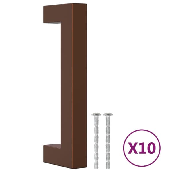 vidaXL Kaapin kahvat 10 kpl pronssi 96 mm ruostumaton teräs -  Kaapin Nupit ja Kahvat