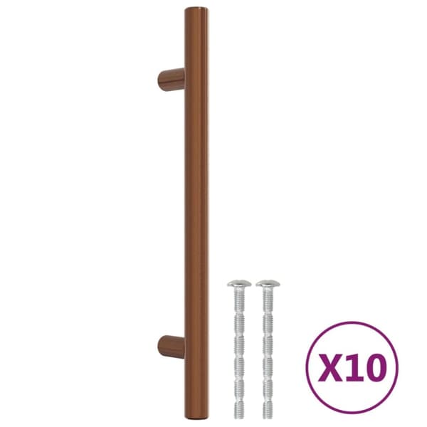 vidaXL Kaapin kahvat 10 kpl pronssi 128 mm ruostumaton teräs -  Kaapin Nupit ja Kahvat