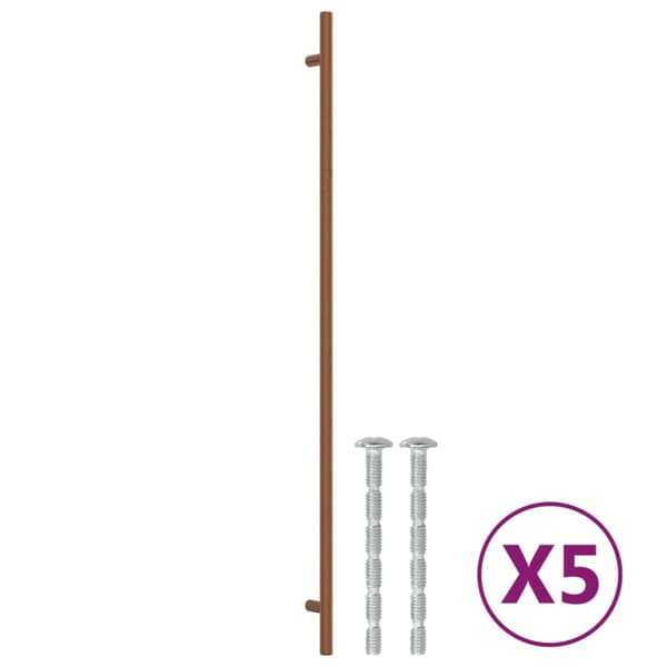 vidaXL Kaapin kahvat 5 kpl pronssi 480 mm ruostumaton teräs -  Kaapin Nupit ja Kahvat