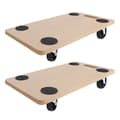 Miniatyrbild 1 av 4: 2 stycken Skateboard 580 x 290 x 108 mm - Transporthjul av MDF-skiva - Möbeltransporthjälpmedel