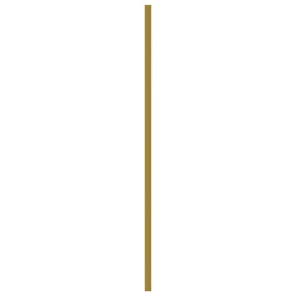 Skåphandtag 10 st guld 480 mm rostfritt stål