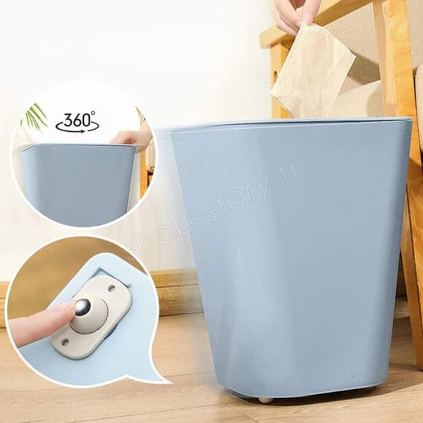 SHOP-STORY - ROLFIX_2x: Paket med 8 mini självhäftande universella hjul, motståndskraftiga och 360° svängbara