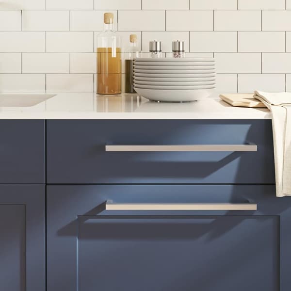 Skåphandtag 5 st silver 320 mm rostfritt stål