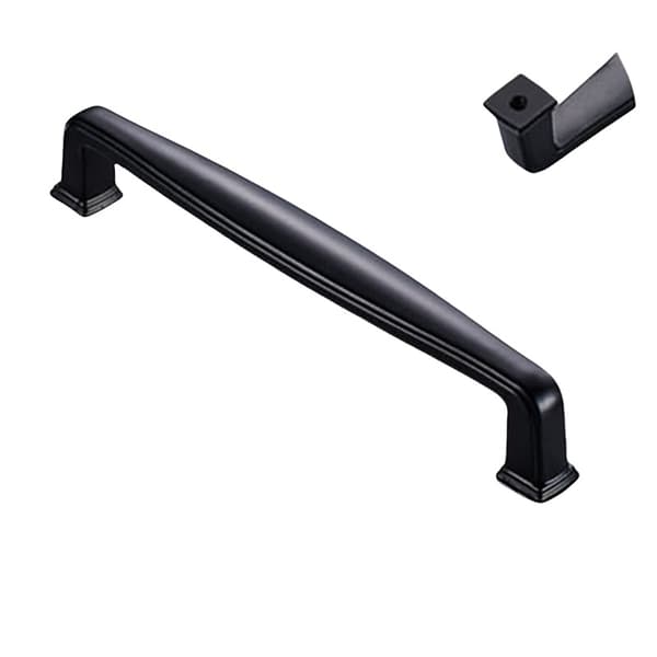 INF Skåpdørhåndtak i aluminium - Moderne stil, 128 mm hullsenteravstand Model 1