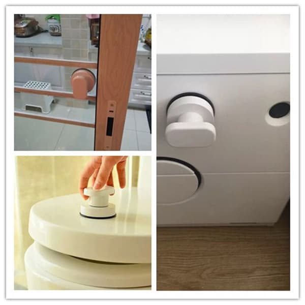 INF Sugekop håndtag toilet låg lifter kabinet håndtag Hvid