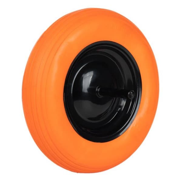 Hjul - rulle Cofan - 09402702 - Oförstörbart byggnadsdäck | med stänger 20 mm | för vikter upp till 140 kg