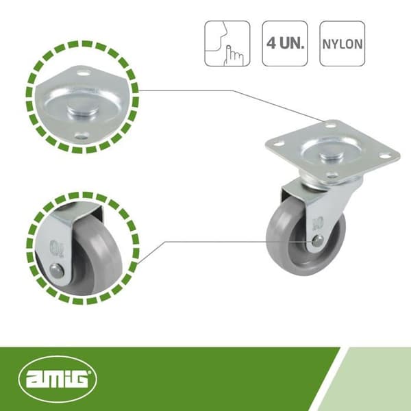 Hjul - roulette Amig - 27139