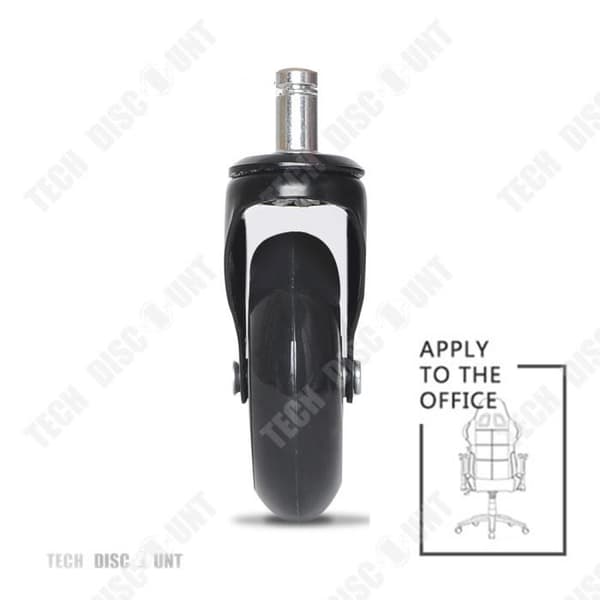 Heavy Duty Heavy Duty Kontor Hjul Hjul Hjul 22mm Tyst lager Skydda matta Byte Fåtölj Golv Skrivbord