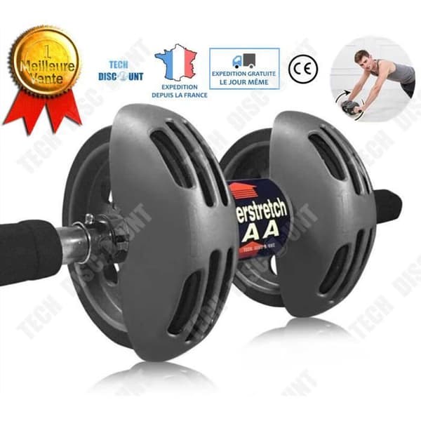 TD® Abdominal Wheel sport män kvinnor övningar ab wheel roller fitness frisk roulette rund mage bodybuilding stödhandtag