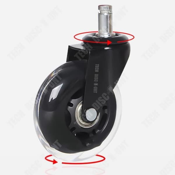 TD® Heavy Duty Heavy Duty Kontor Hjul Hjul Hjul 22mm Tyst lager Skydda matta Byte Fåtölj Golv Skrivbord