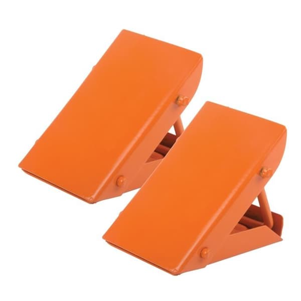 Hjulblock - Silverline - 525748 - Stål - Fällbara - Set om 2