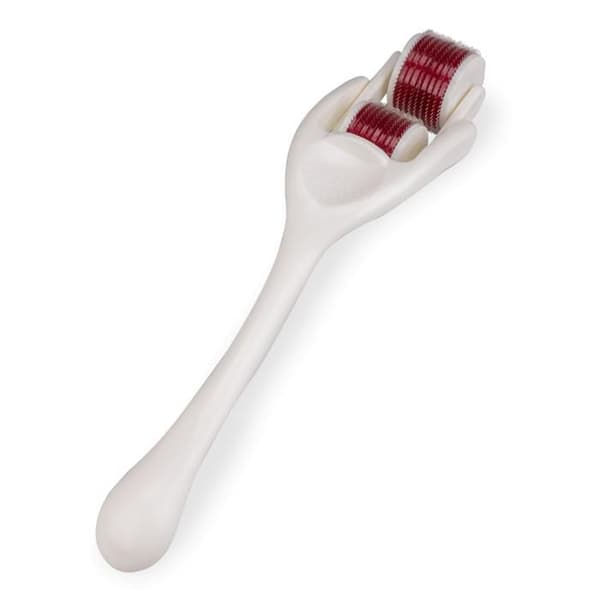 Dubbel Wartenberg-hjul med 9 rader i vitt och rött - KÄRLEK OCH VIBBAR