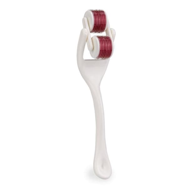 Dubbel Wartenberg-hjul med 9 rader i vitt och rött - KÄRLEK OCH VIBBAR