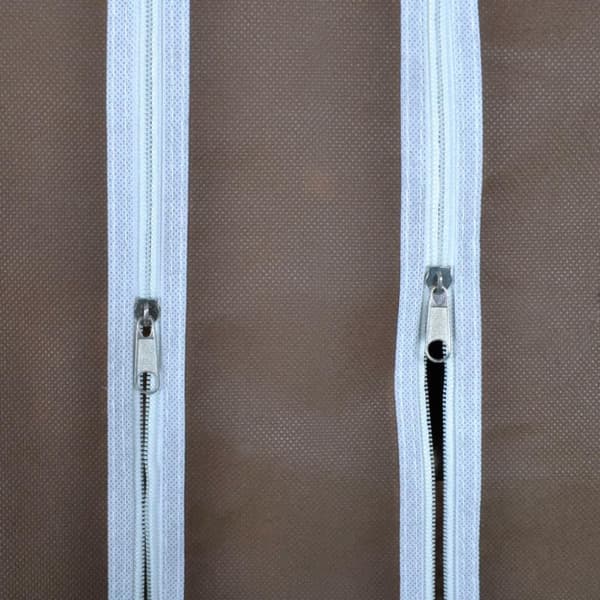 vidaXL Garderobeskap med rom og stenger 45x150x176 cm brun stoff