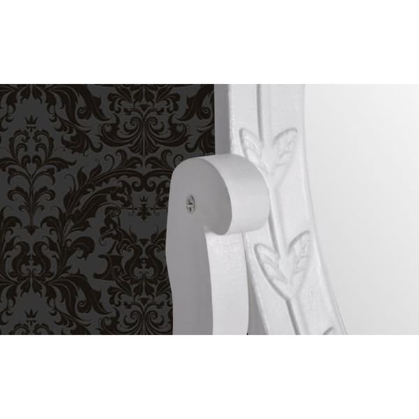 vidaXL Bordsspegel med justerbar oval spegel MDF
