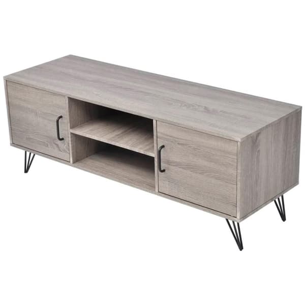 vidaXL TV-benk 120x40x45 cm grå