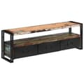 Miniatyrbillede 9 af 11: vidaXL tv-skab 120x30x40 cm massivt genbrugstræ
