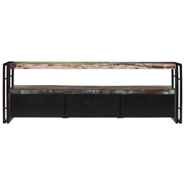 vidaXL tv-skab 120x30x40 cm massivt genbrugstræ