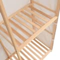 Miniatyrbillede 5 af 9: vidaXL tøjgarderobe i 3 niveauer 110x40x170 cm