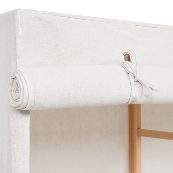 vidaXL tøjgarderobe i 3 niveauer 110x40x170 cm