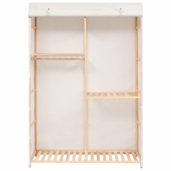 vidaXL tøjgarderobe i 3 niveauer 110x40x170 cm